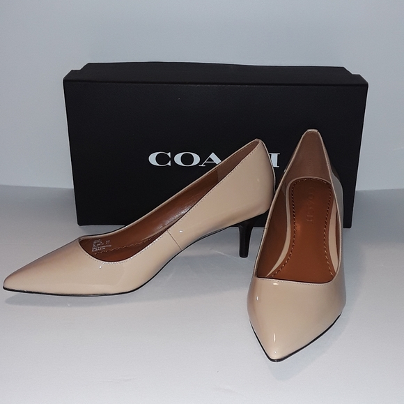 Shoes | Nwb Coach Mid Heel Pump 7b 